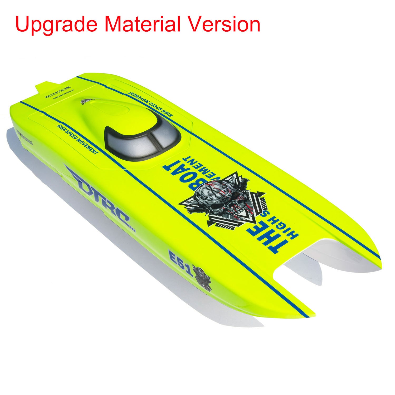 DTRC E51 Kevlar RC Boat Hull Kit - 1300x360x220mm High Speed Waterproof Racing Model for Radio Controlled Ships & Hobby Cars | Perfect for Competitive RC Racing, Lake Performance Testing, and Professional Hobbyists