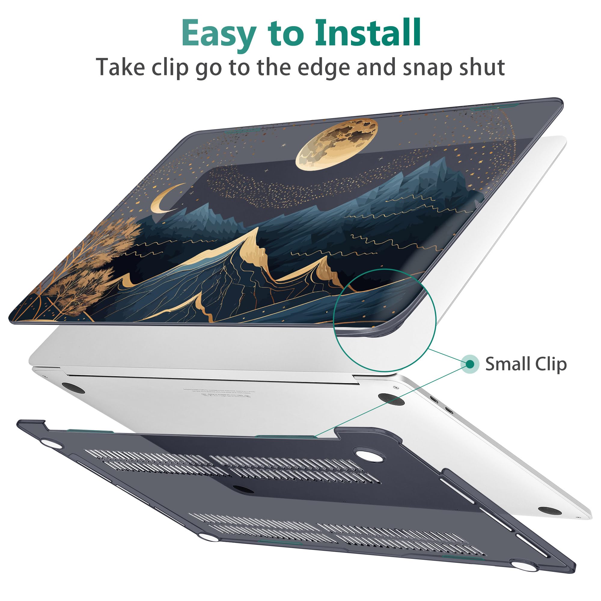 May Chen Hard Plastic Protective Case for MacBook Pro 16-inch (2020/2019 Model A2141) with Touch Bar & Touch ID - Includes Keyboard Cover + Screen Protector | Perfect for Office, Travel & School Use