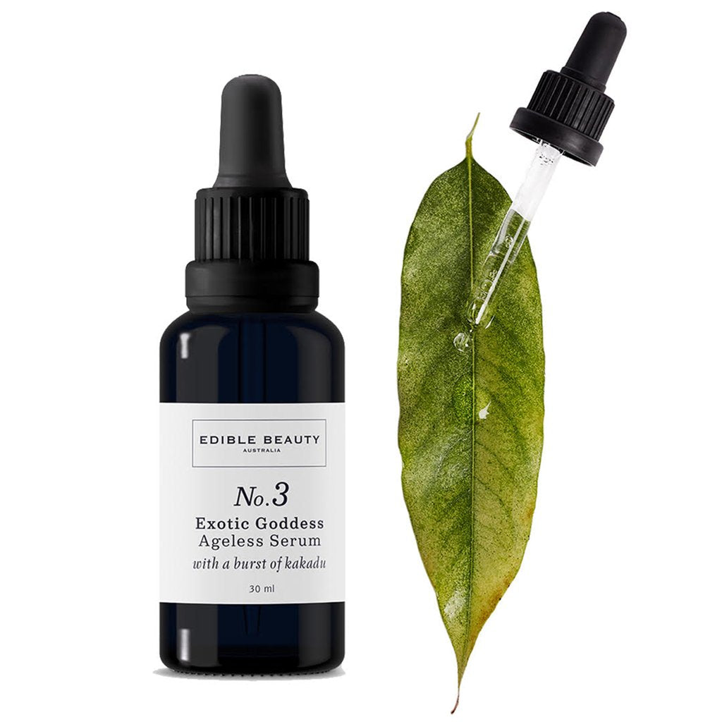 Edible Beauty Australia No.3 Exotic Goddess Ageless Serum - Anti-Aging Face Serum with Natural Ingredients for Hydration & Radiance | Perfect for Nighttime Skincare Routine & Daily Glow Boost