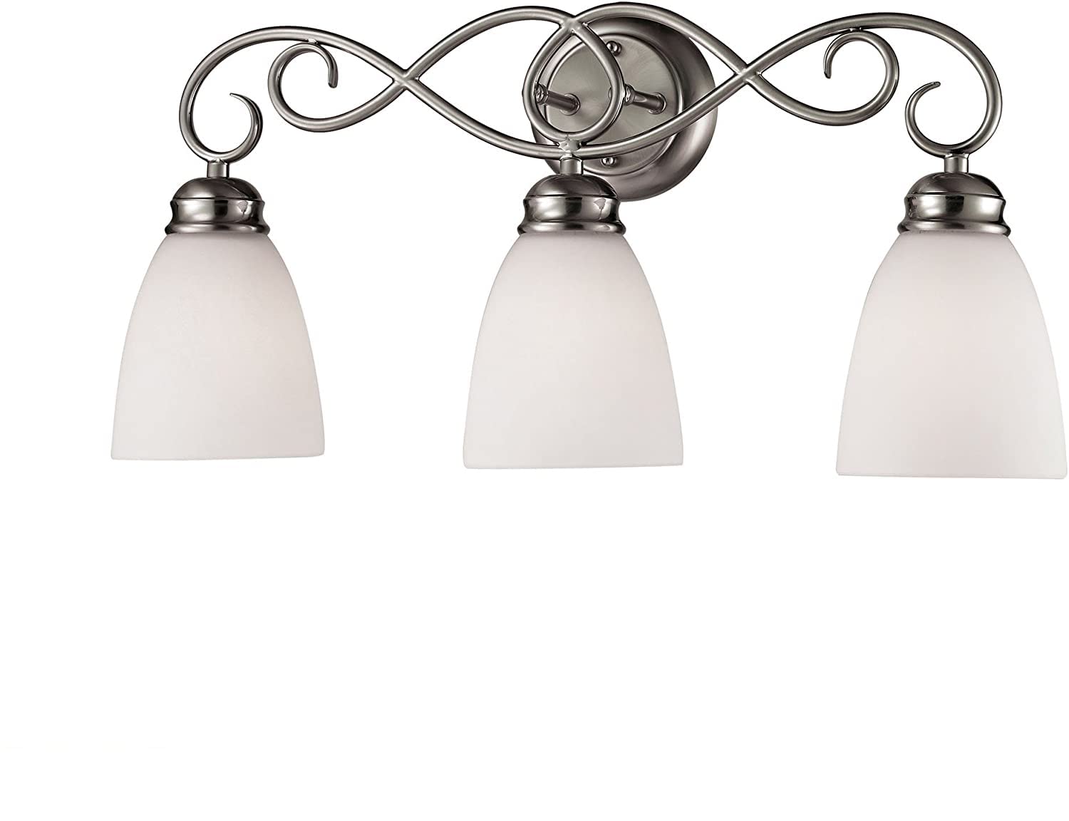 20-LED Vanity Light with Silver Finish - Modern Bathroom Mirror Lighting for Makeup & Grooming - Perfect for Bedroom, Dressing Room, and Spa Decor