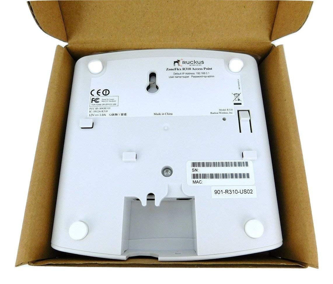 Ruckus Zoneflex R310 Wireless Indoor Access Point (901-R310-US02) - Certified Renewed | High-Speed WiFi for Offices, Hotels & Smart Homes