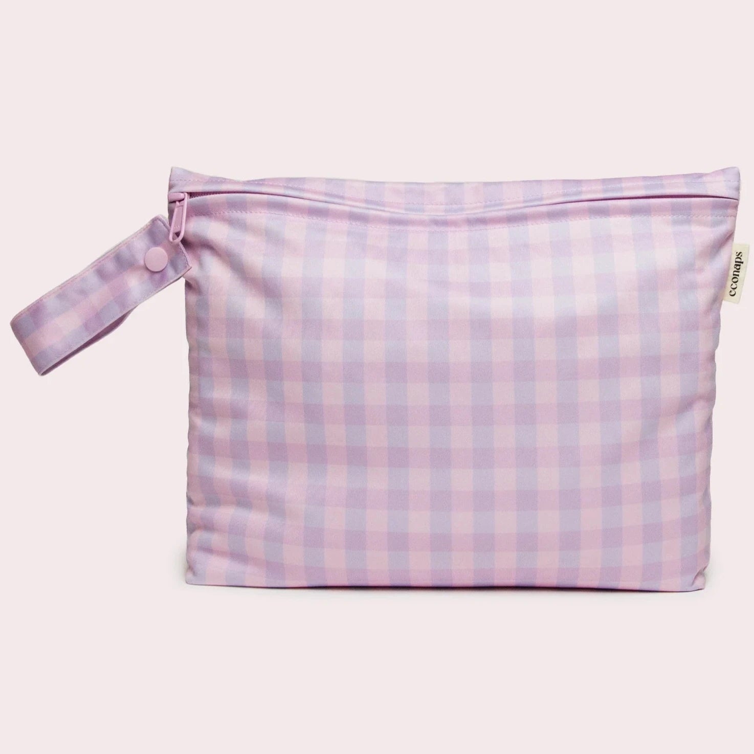 Econaps Mid Wet Bag - Waterproof Reusable Wet Dry Bag for Swimsuits, Diapers, Gym Clothes - Perfect for Travel, Beach, Pool & Baby Care