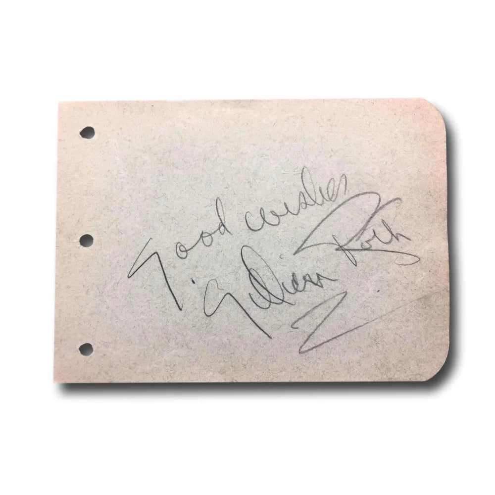 Lillian Roth Hand Signed Album Page Cut with JSA COA - Vintage Autograph of Actress from Animal Crackers - Perfect for Collectors, Framing, and Memorabilia Displays