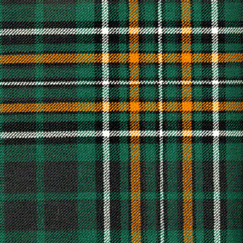 Authentic Irish National Tartan Scarf - Premium Wool Plaid Wrap for St. Patrick's Day, Celtic Events & Winter Fashion