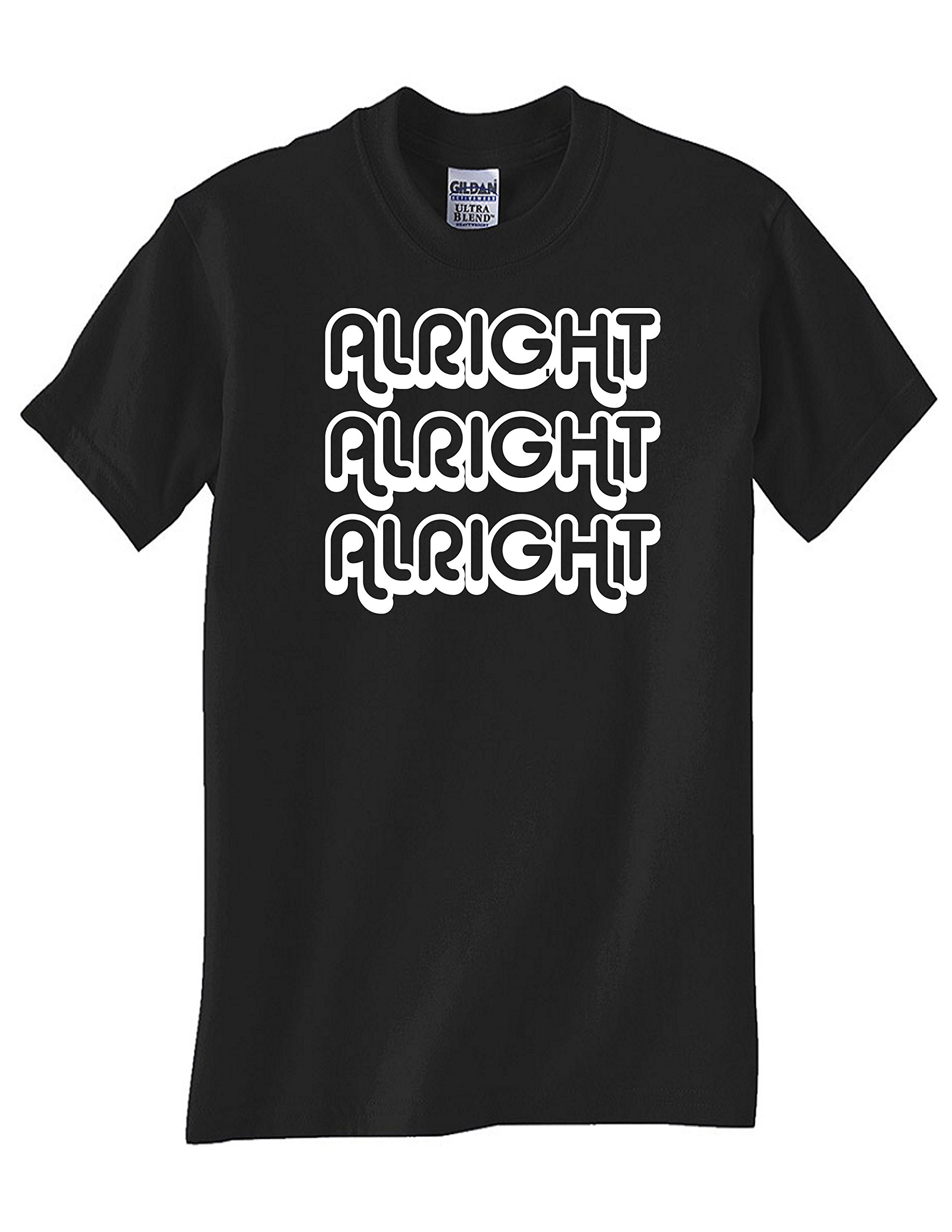 STUFF WITH ATTITUDE Alright Black T-Shirt | Cool Graphic Tee for Men & Women | Casual Streetwear, Everyday Wear & Outfits