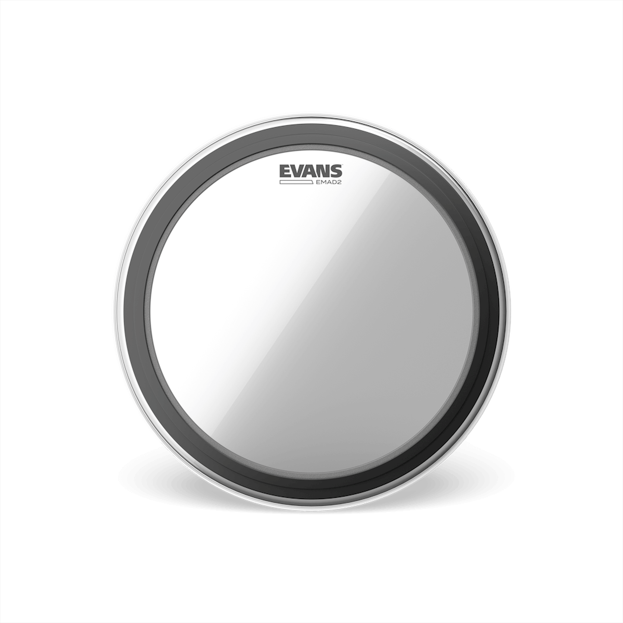 EVANS EMAD2 Clear Bass Drum Head 24 Inch - Premium Drum Skin for Enhanced Sound & Durability - Perfect for Live Performances, Studio Recording & Drum Kits