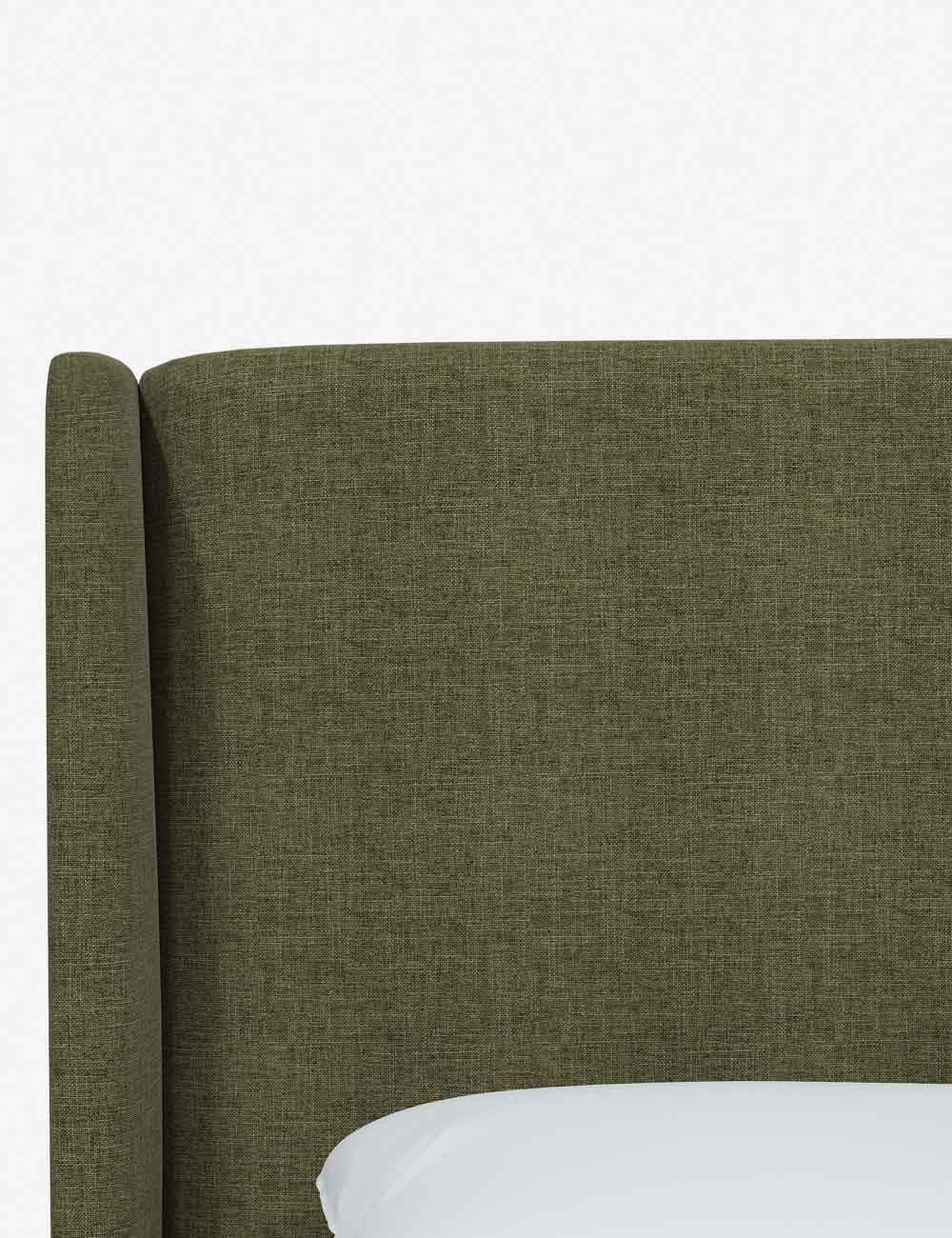 Adara Queen Size Bed Frame with Upholstered Headboard - Modern Platform Bed for Bedroom, Living Room & Guest Room