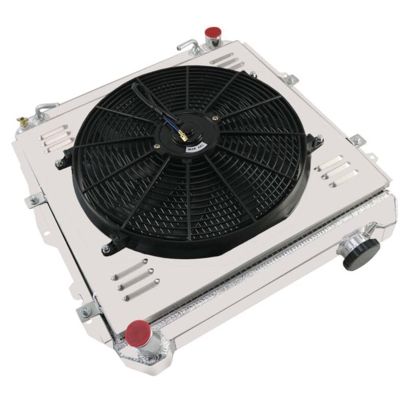 ReadyCool 3 Row Aluminum Radiator Shroud Fan for 1988-1995 Toyota Pickup DLX/4Runner SR5 V6 3.0L Engine - High Performance Cooling Solution for Off-Roading & Towing