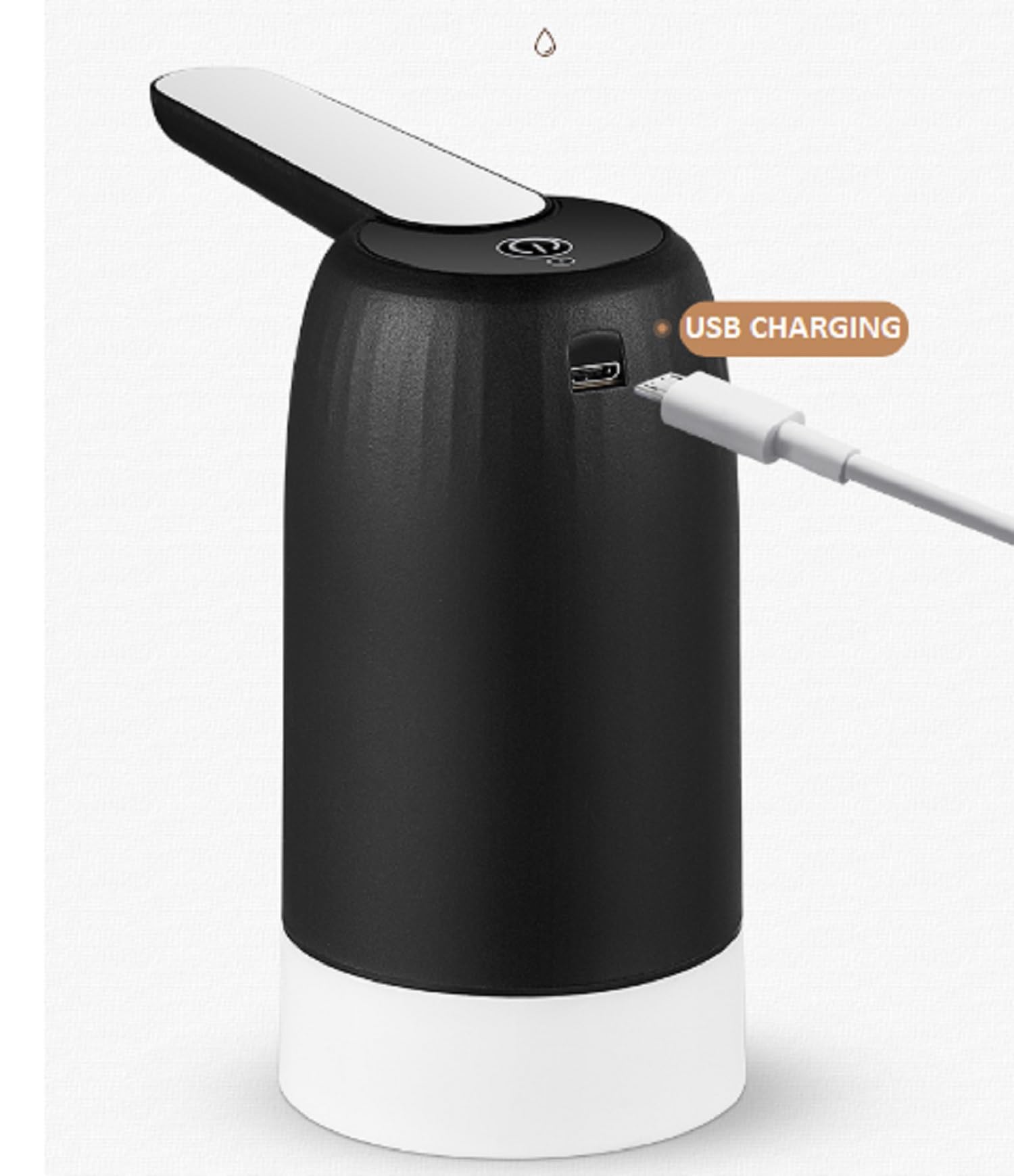 Rechargeable 20L Water Dispenser Pump for Bottom Loading Bottles - Portable USB Charging Automatic Drinking Water Dispenser with Folding Design | Perfect for Home, Office, Camping & Travel Use