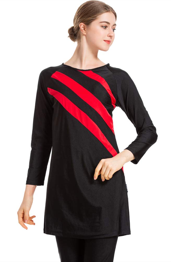ShuoBeiter Modest Full Coverage Muslim Swimwear for Women - Long Sleeve Burkini with Hijab, Plus Size Islamic Swim Suit | Beach, Pool & Water Activities
