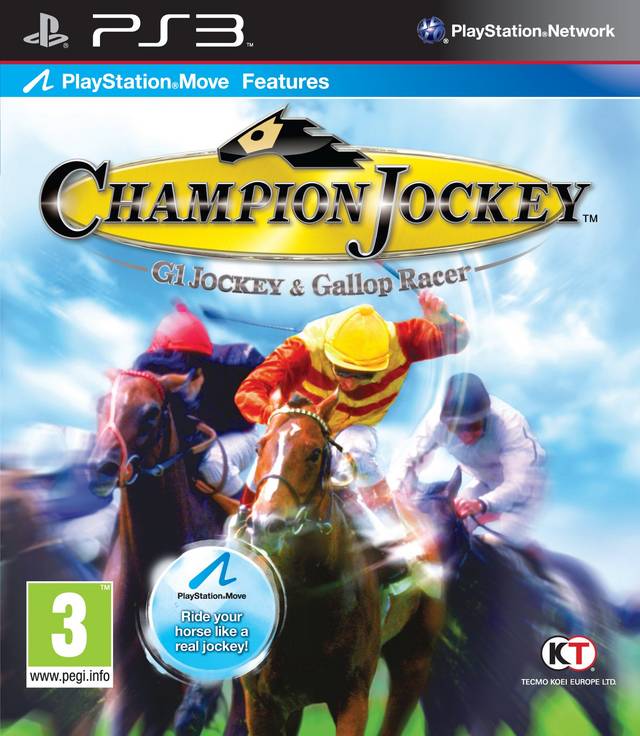 Champion Jockey: G1 Jockey & Gallop Racer - PS3 Game (PAL Version) | Realistic Horse Racing Simulation for PlayStation 3 | Perfect for Racing Fans & Sports Game Enthusiasts