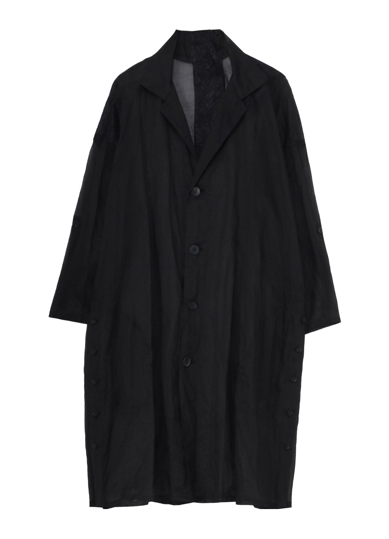 Cotton Organza Lawn Side Gather Detail Coat for Women - Elegant Spring & Summer Lightweight Jacket - Perfect for Weddings, Parties & Office Wear