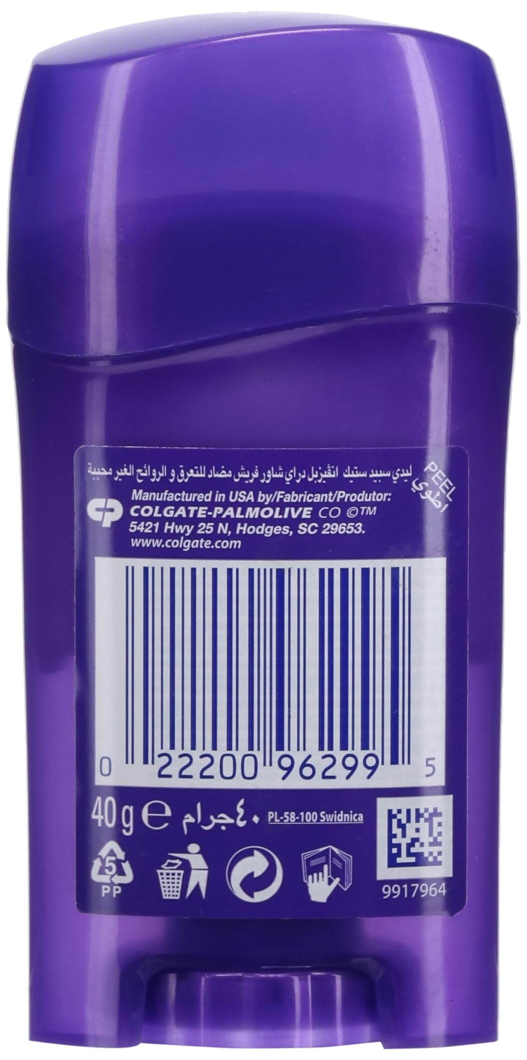 Lady Speed Stick Mennen Invisible Dry Shower Fresh Antiperspirant Deodorant for Women - 1.4oz (39.6g) Stick - Long-Lasting Protection for Active Lifestyles & Everyday Freshness