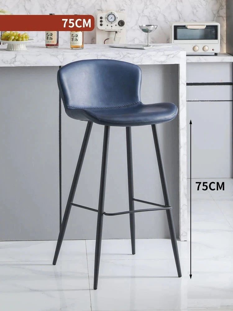 Ergonomic Bar Stools for Kitchen Island - Adjustable Height Counter Stools with Back Support - Perfect for Dining, Entertaining & Home Office Use