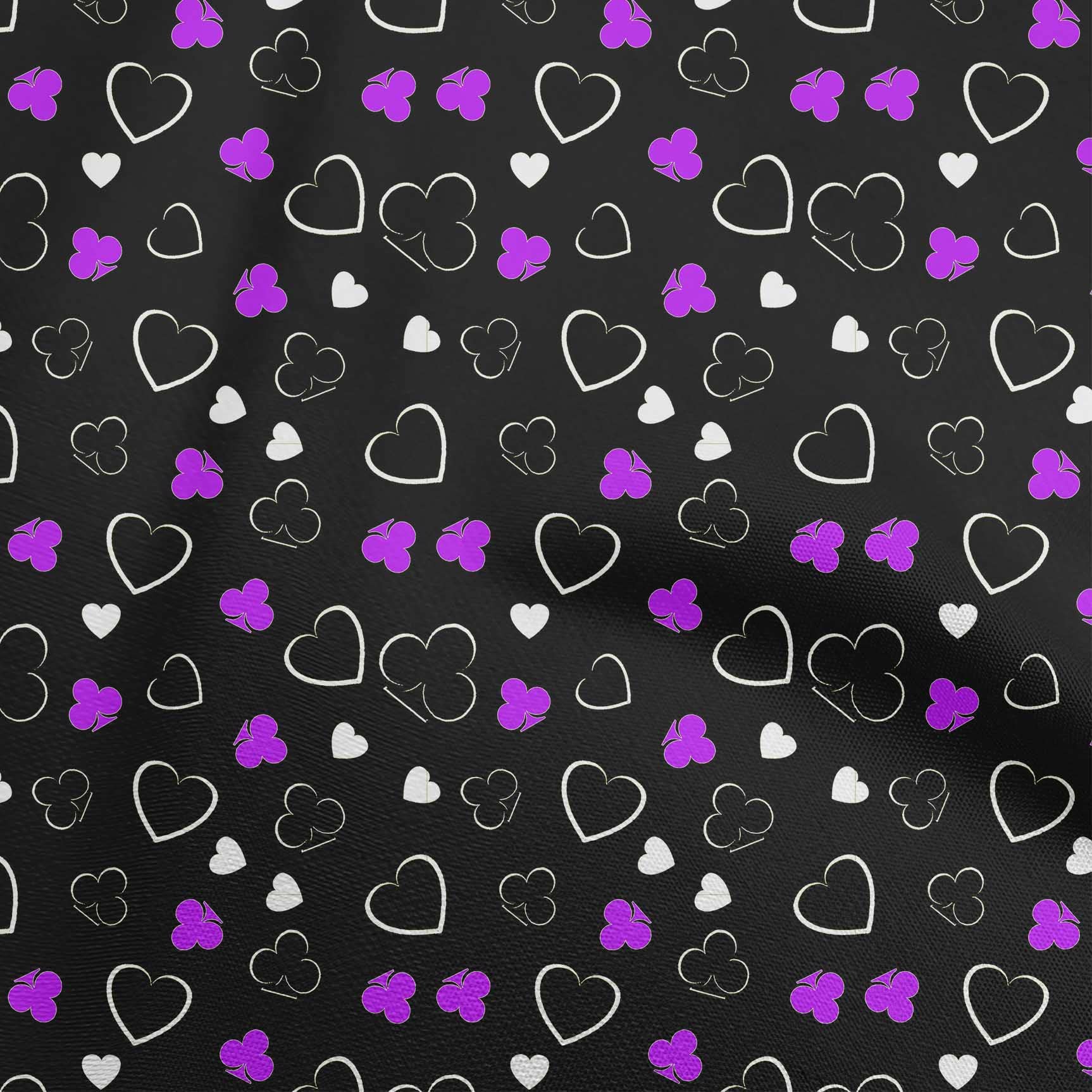 Premium Purple Polyester Spandex Fabric - 56