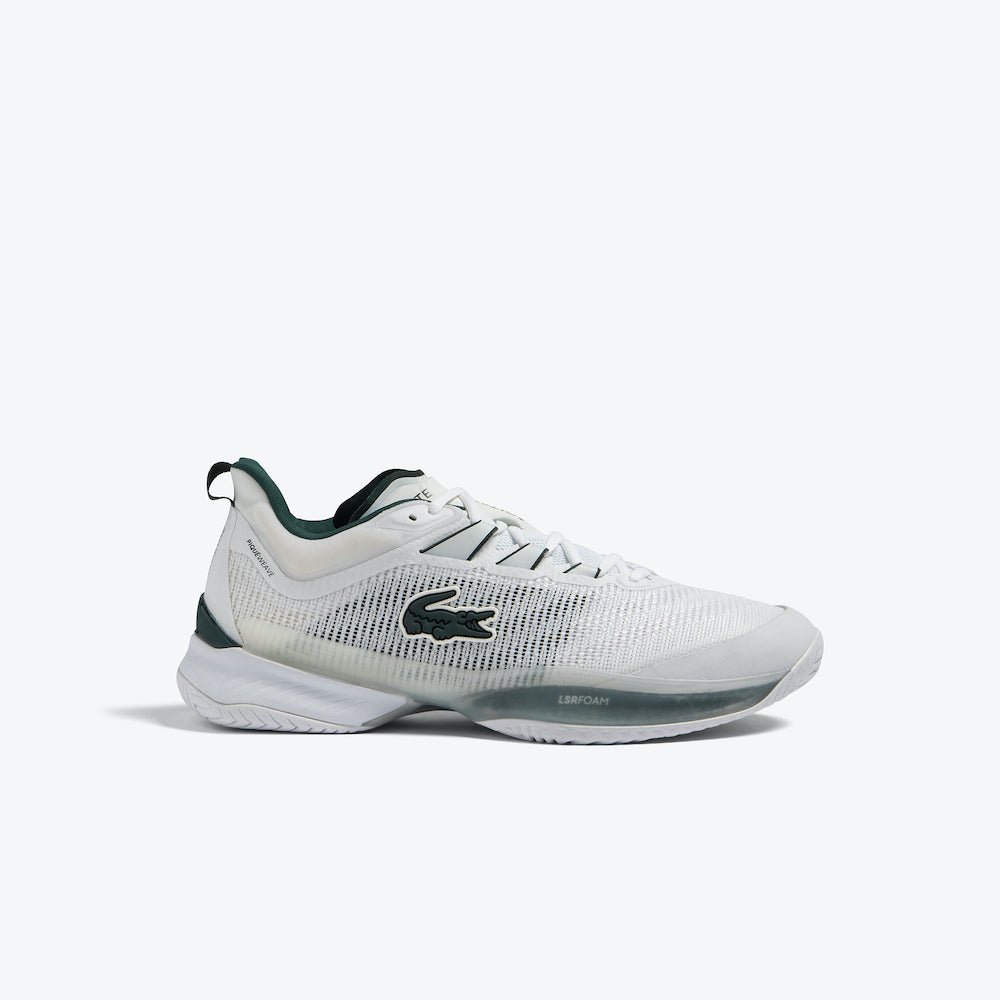 Lacoste AG LT23 Ultra Men's Tennis Shoes - White/Green | Lightweight Performance Sneakers for Court & Casual Wear | Perfect for Tennis, Gym & Everyday Use