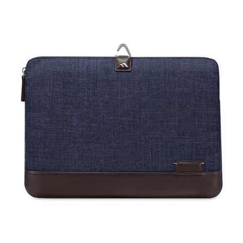 Brenthaven Collins 15-Inch Laptop Sleeve for MacBook Pro/Air & Tablets - Durable Protective Case with Indigo Chambray Fabric - Perfect for Work, Travel & School