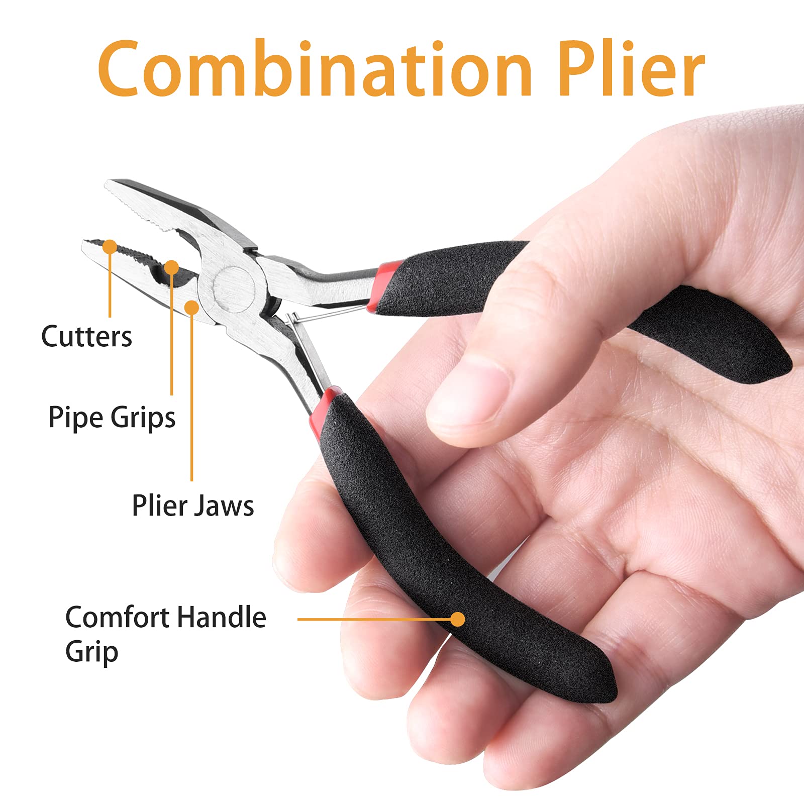 410Pcs Cotter Pins Assortment Kit - Zinc Plated Steel Hitch Pin R Clips with Plier for Trailer, Truck, Lawn Mower - Heavy Duty Fasteners for Automotive, Machinery & DIY Repairs