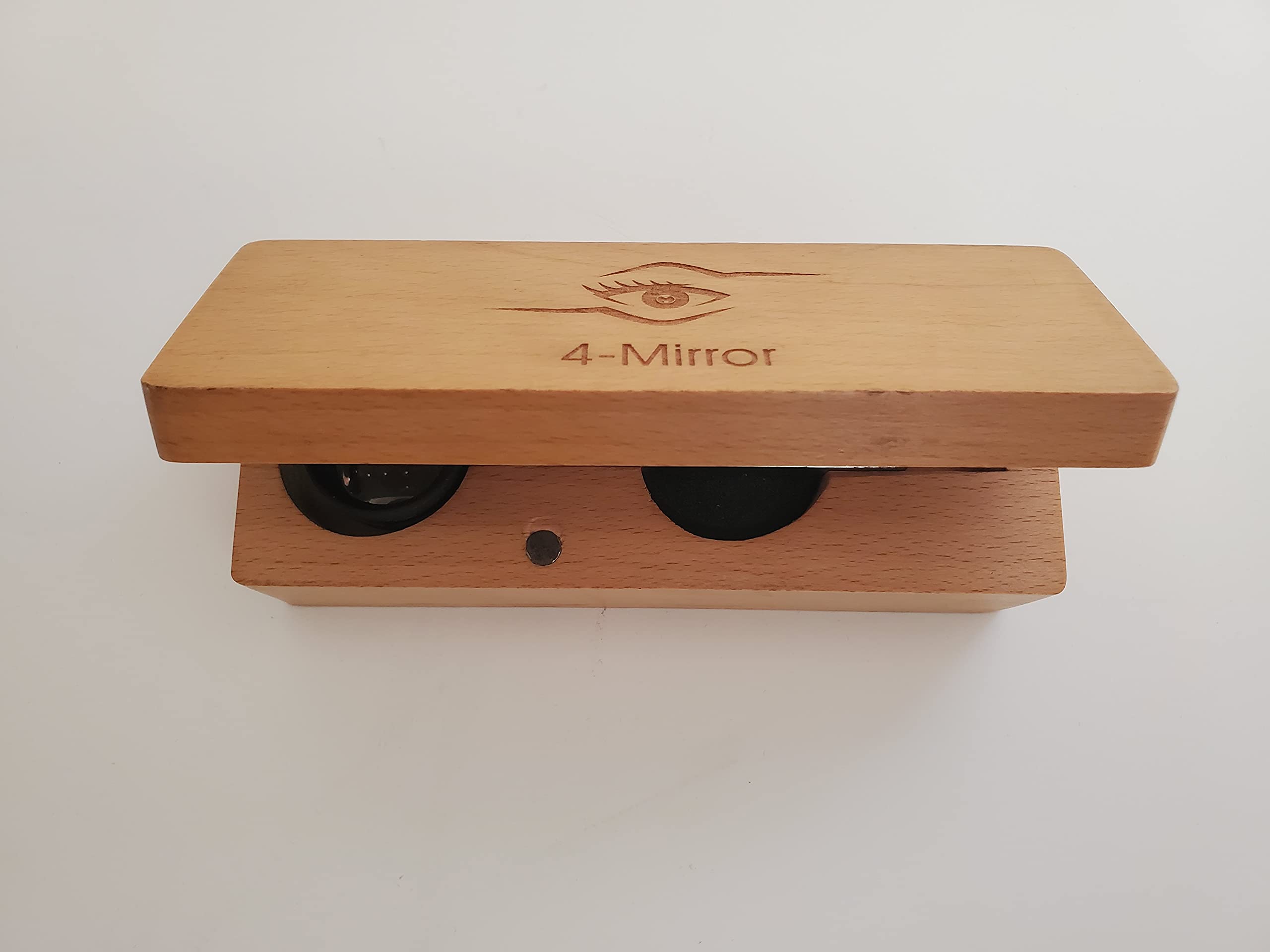 Premium 4 Mirror Gonioscope for Ophthalmology - High-Quality Ophthalmic Lens with Protective Wooden Box - Ideal for Eye Exams, Glaucoma Diagnosis & Clinical Use