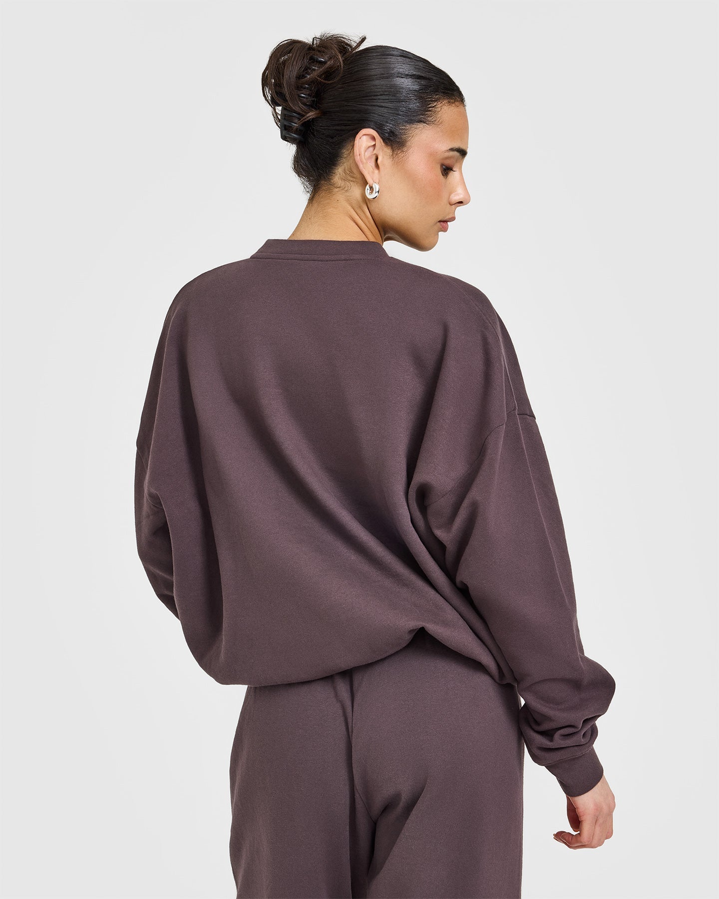 Mid Weight Printed Logo Sweatshirt for Men & Women | Soft & Comfortable Umber Brown Pullover | Perfect for Casual Wear, Gym & Lounge