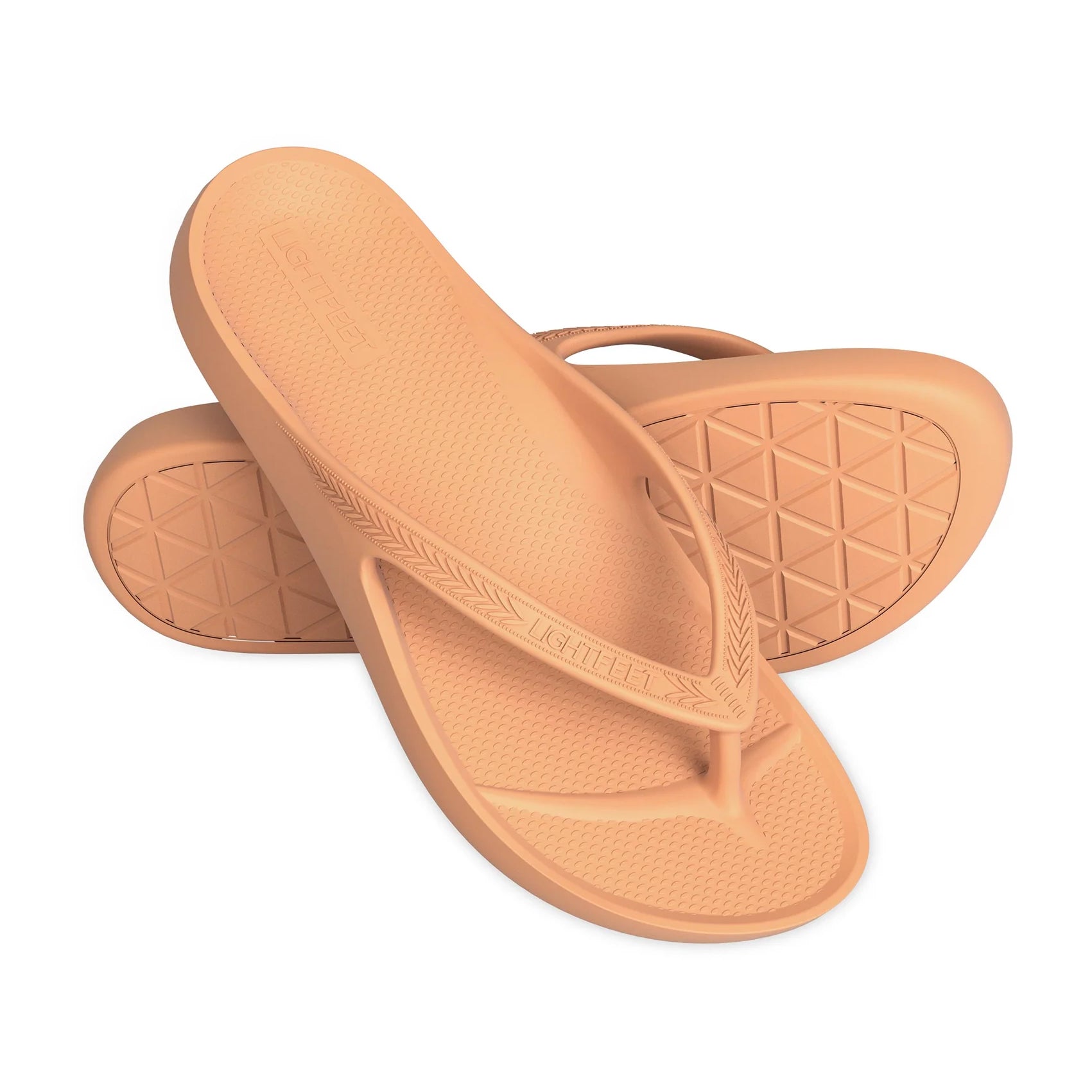 Unisex Lightfeet Arch Support Thong Sandals - Comfortable Flip Flops for Men & Women with Orthotic Support - Perfect for Beach, Pool, Yoga & Indoor Wear