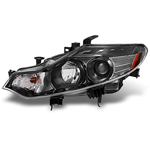 AKKON - Replacement Left Side Headlight for Nissan Murano SUV - Halogen Type Chrome Driver Headlamp - Perfect for Night Driving & Off-Road Adventures