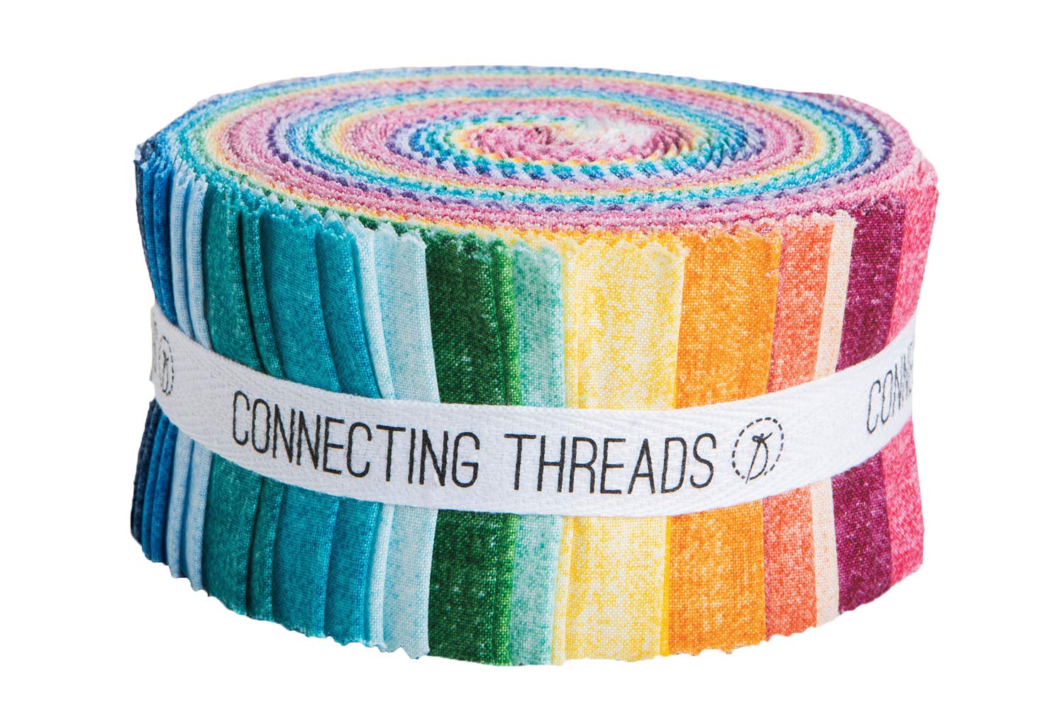 40pcs Precut Cotton Fabric Strips for Quilting & Sewing - Chambray Tonal