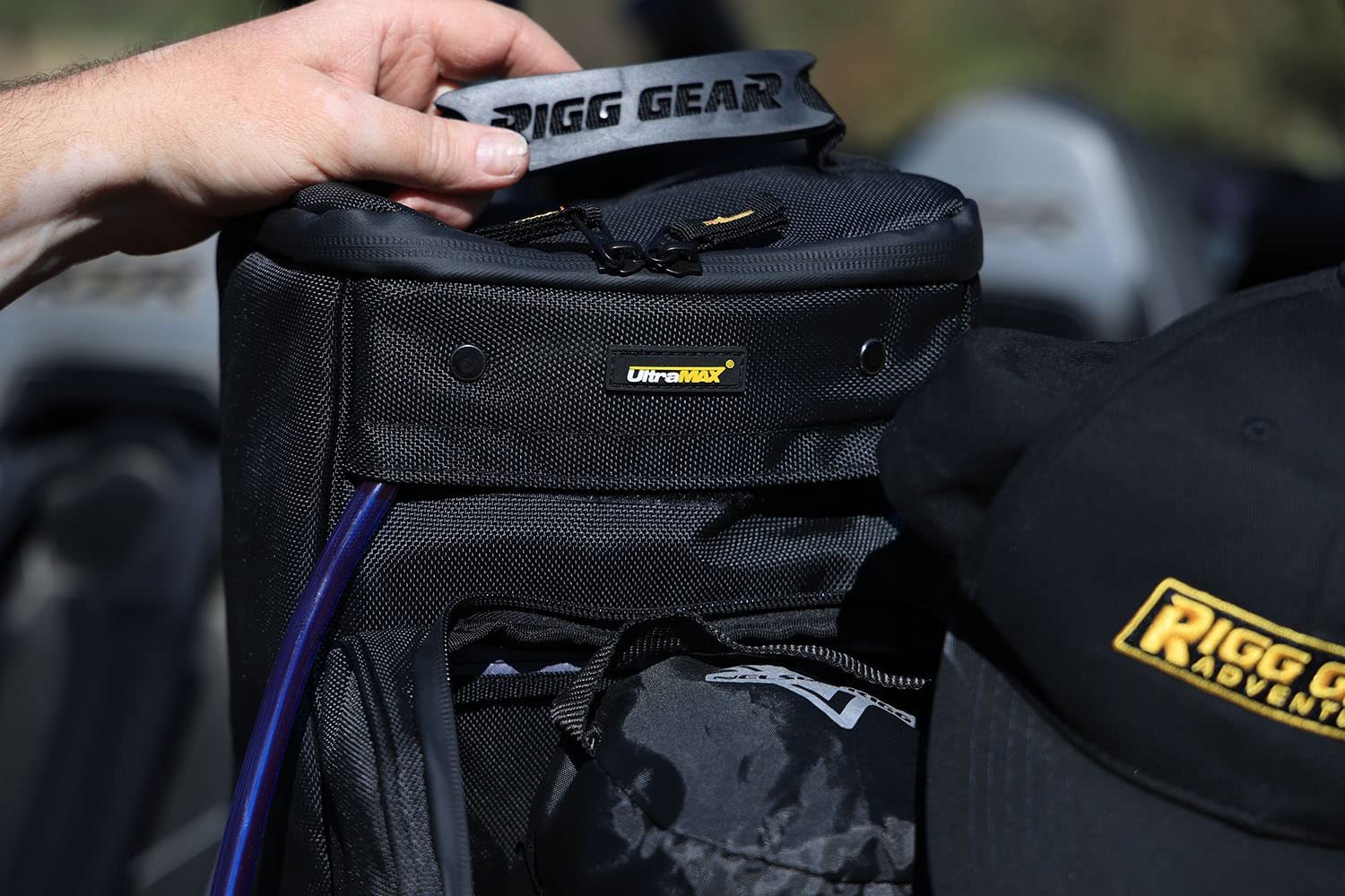 Nelson-Rigg USA Universal UTV Center Storage Bag with Dual Bladder Hydration - Waterproof ATV Accessories for Off-Road Adventures, Hunting & Camping Gear
