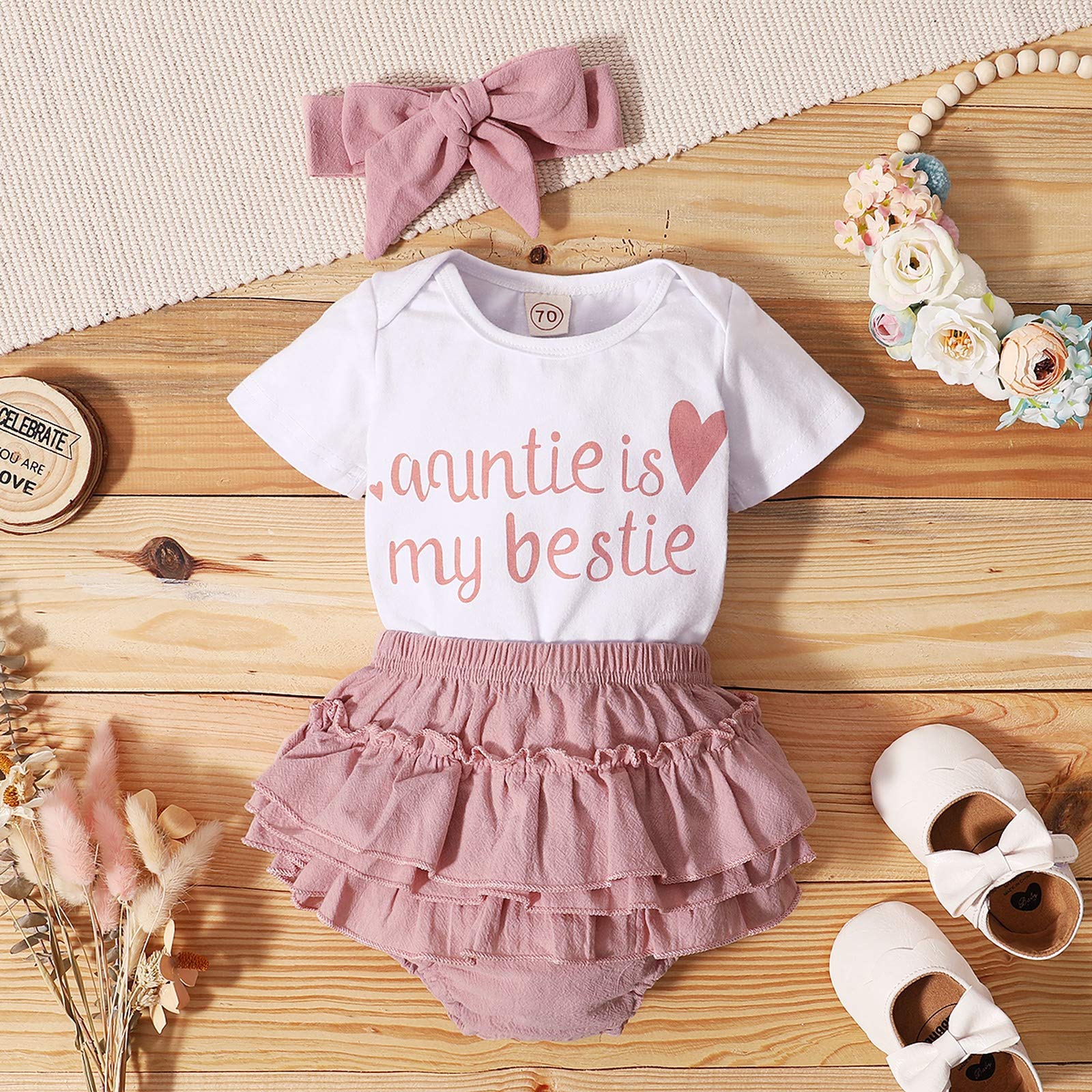 Adorable Baby Girl Clothes Set - Newborn to 24 Months Summer Outfits for Infants | Perfect for Playdates, Beach Trips & Family Photos