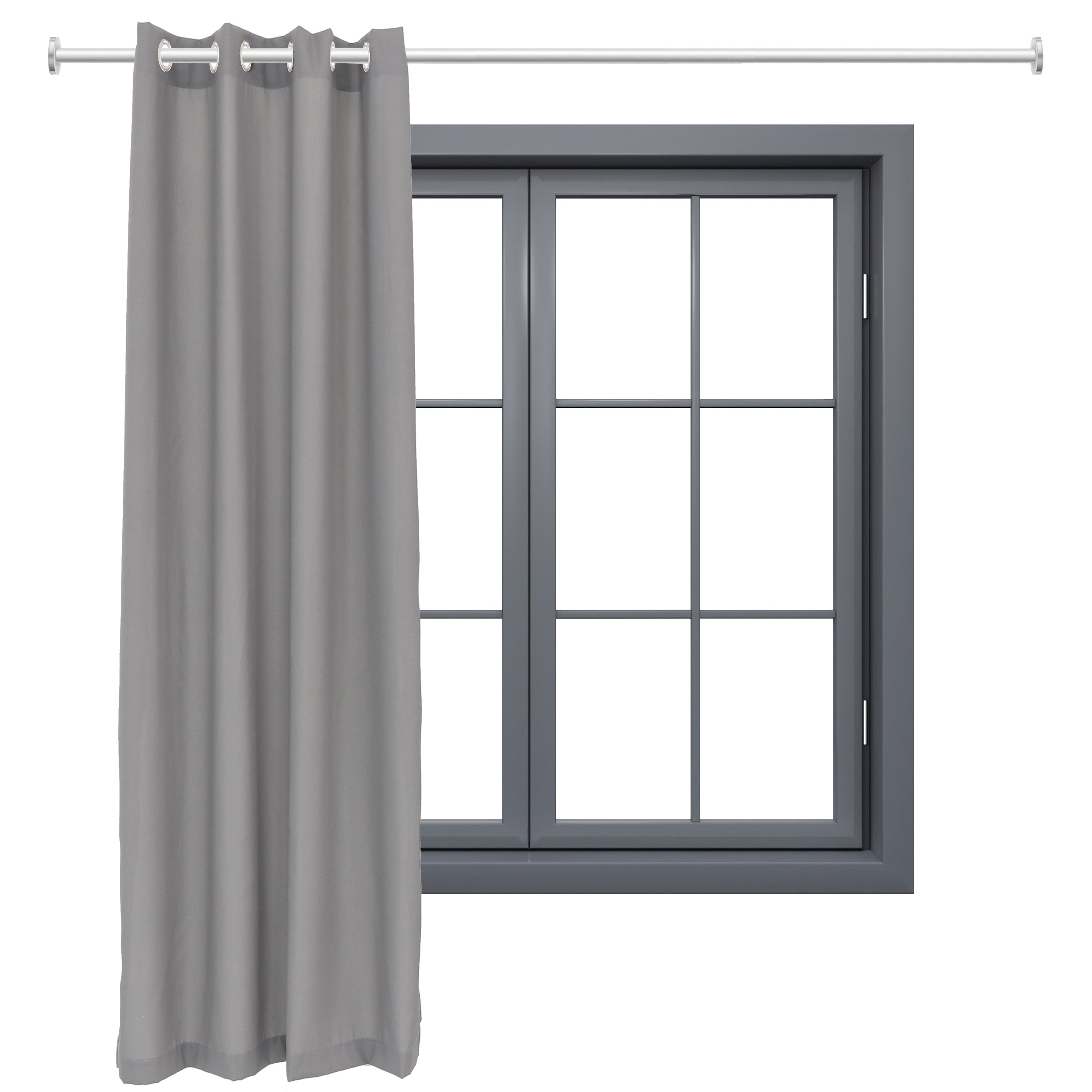 Stylish Sunnydaze Outdoor Curtain Panels for Patio, Deck & Porch - Water-Resistant & UV-Protected Contemporary Design