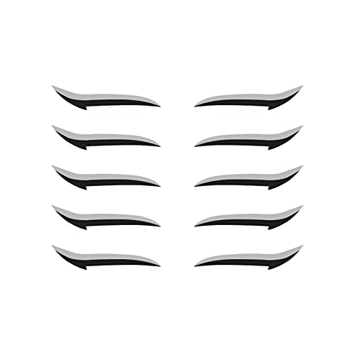 POOWE Eyeliner Sticker - Double Eyelid Tape with Glitter, Waterproof Eye Makeup Tool for Asian Monolid Eyes (Grey) | Perfect for Party, Cosplay & Daily Eye Enhancement
