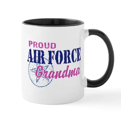 White/Black Inside - Proud Air Force Grandma Mug