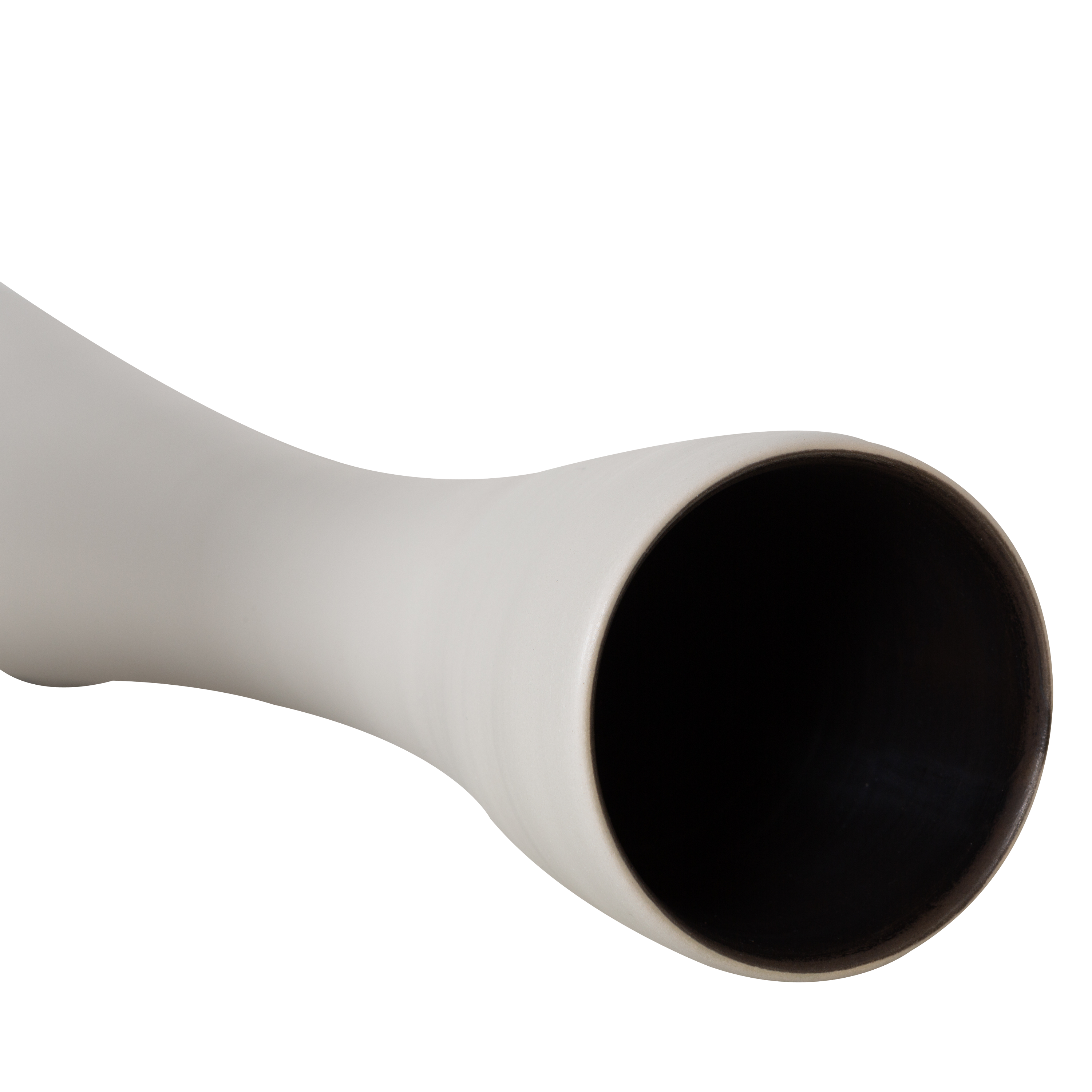 Elegant Linen Flute Vase - 24 Inch Tall Home Decor for Living Room, Dining Table, and Wedding Centerpieces