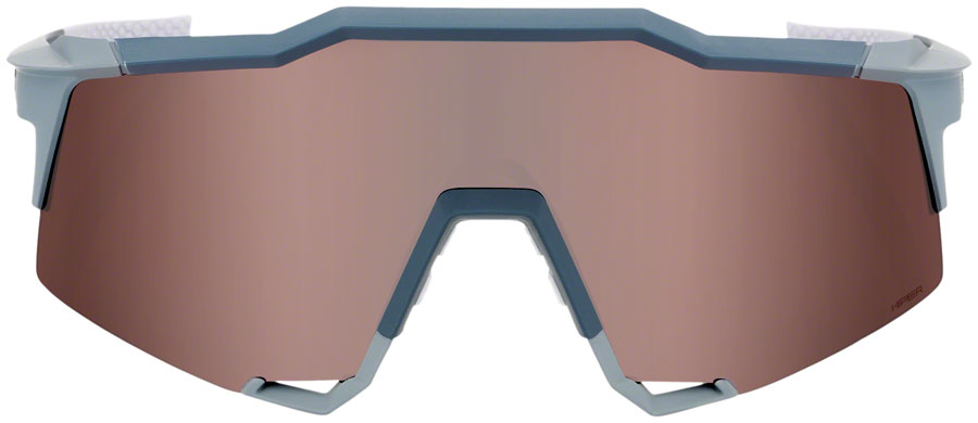 Speedcraft Polarized Sunglasses for Men & Women - Soft Tact Stone Gray Frame with HiPER Crimson Silver Mirror Lens - UV Protection for Driving, Running, Outdoor Sports