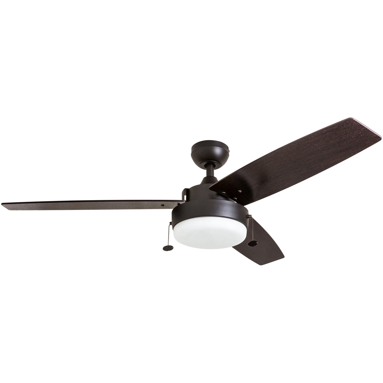 52 Inch Statham Ceiling Fan with Pull Chain in Espresso Finish - Perfect for Living Room, Bedroom, and Outdoor Patio Cooling
