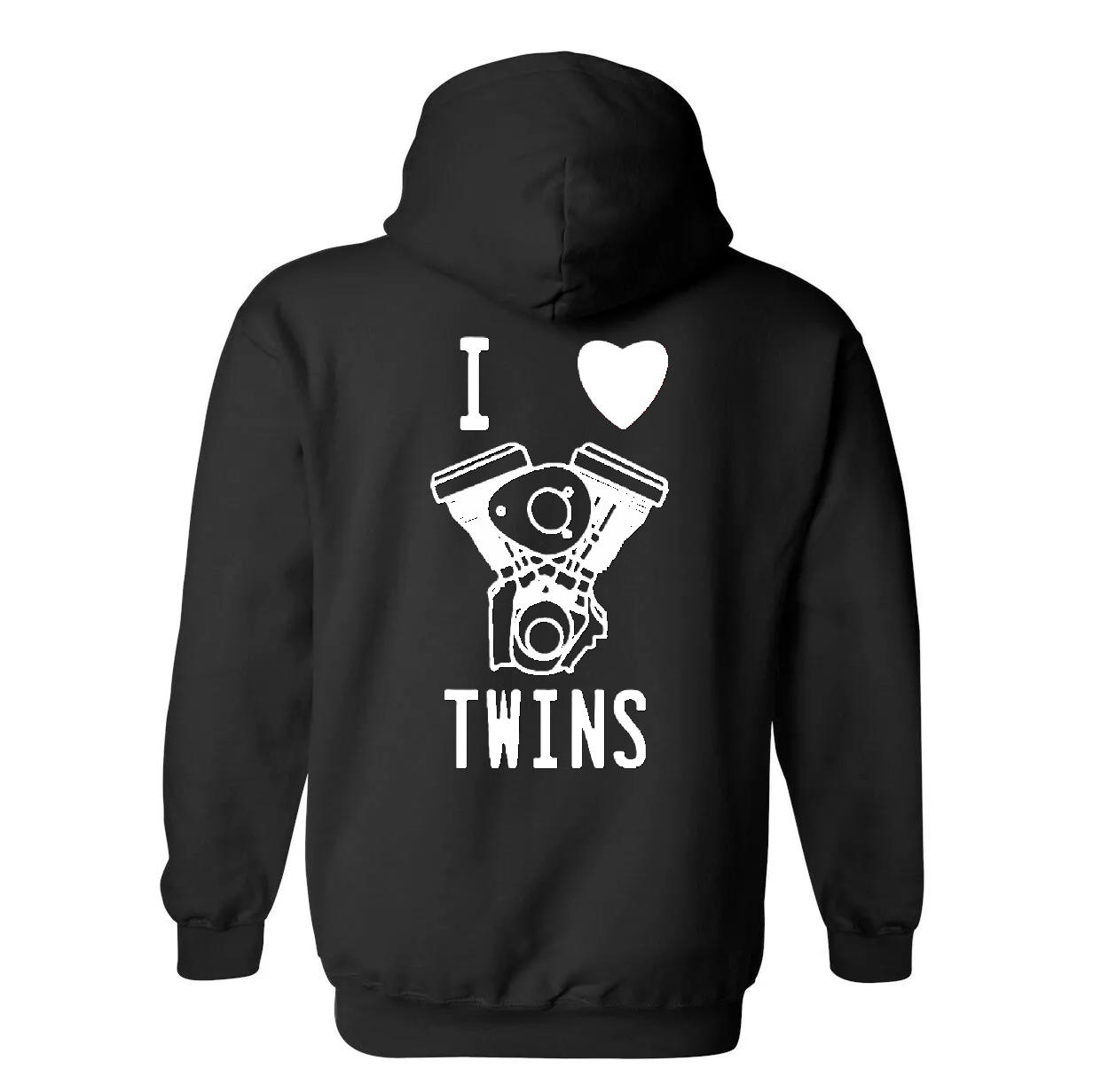 I Heart Twins Hoodie - Cute Matching Hoodies for Twins & Siblings - Perfect for Family Photos, Twin Birthdays & Coordinated Outfits