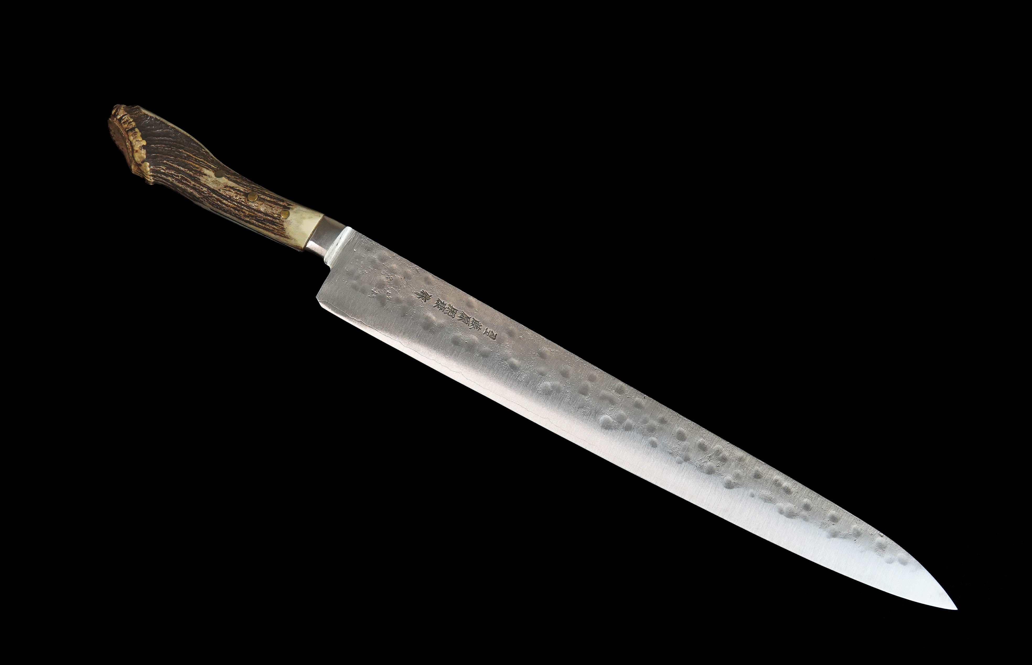 Premium Fujiwara Teruyasu 360mm Sujihiki Japanese Slicing Knife with Custom Wooden Handle - Perfect for Sushi, Sashimi & Meat Carving