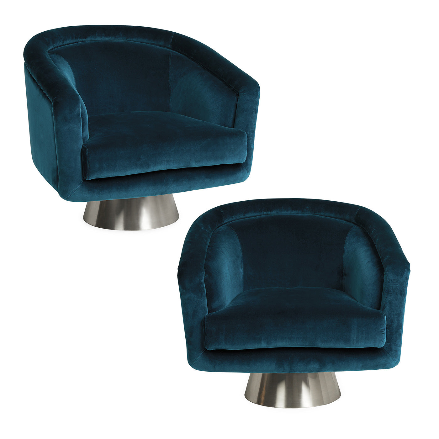Bacharach Swivel Chair Set - 360 Degree Rotating Office Chair with Ergonomic Design - Perfect for Home Office, Gaming, and Conference Rooms