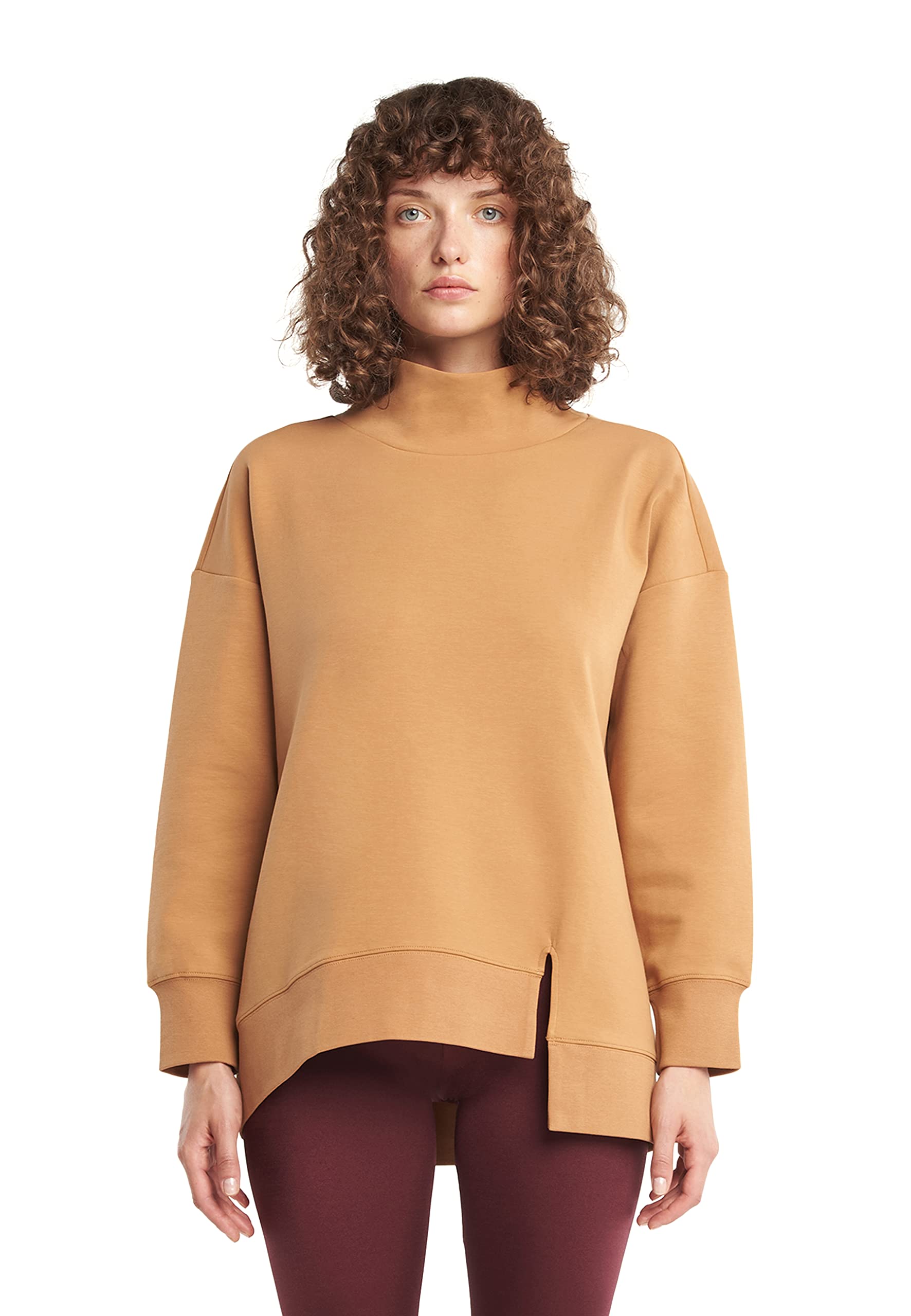 Wolford Women's Long Sleeve Sweater Top - Soft Knit Pullover for Fall & Winter, Office Wear & Casual Outfits