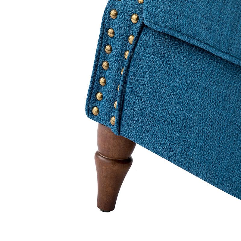 Hypanis Upholstered Armchair with Solid Wood Legs - Modern Living Room Accent Chair for Home, Office & Reading Nook - Comfortable Lounge Chair for Relaxing & Decor