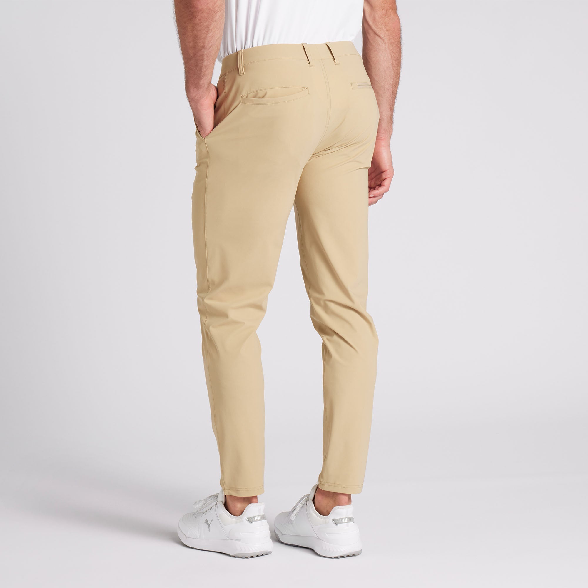 101 EVO Golf Pants for Men - Comfortable Stretch Performance Trousers in Prairie Tan | Perfect for Golfing, Casual Wear & Outdoor Activities