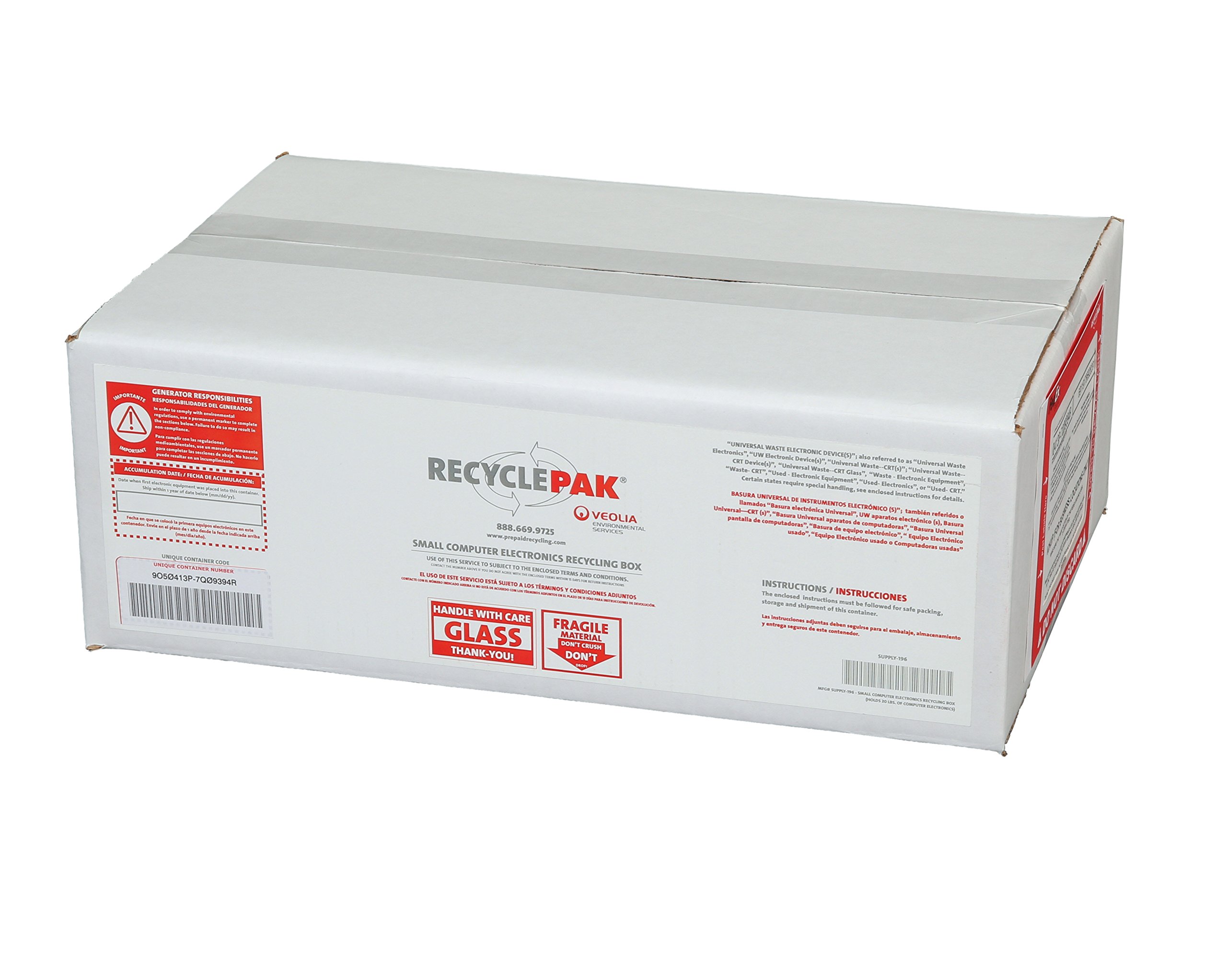 Small Electronics Recycling Box - Eco-Friendly Disposal for Phones, Tablets & Accessories | Perfect for Home, Office & School Waste Management