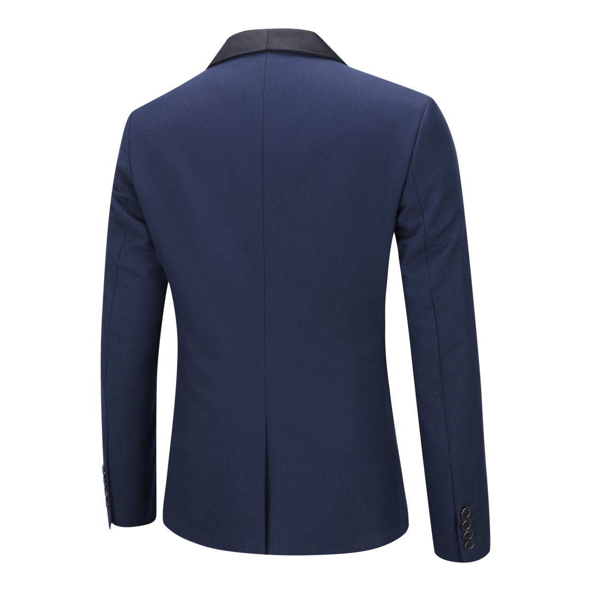 Slim Fit One Button Casual Blue 3 Piece Suit for Men - Business, Wedding & Formal Events | Comfortable & Stylish Office Wear