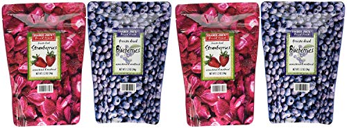 Organic Freeze Dried Fruit Variety Pack - 2 Pack Bundle | Trader Joe's Inspired Snacks | Perfect for Healthy Snacking, Camping & School Lunches