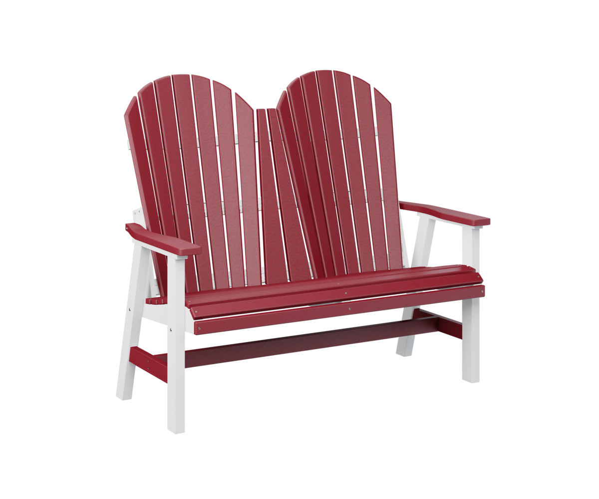 Scarlet Red on White