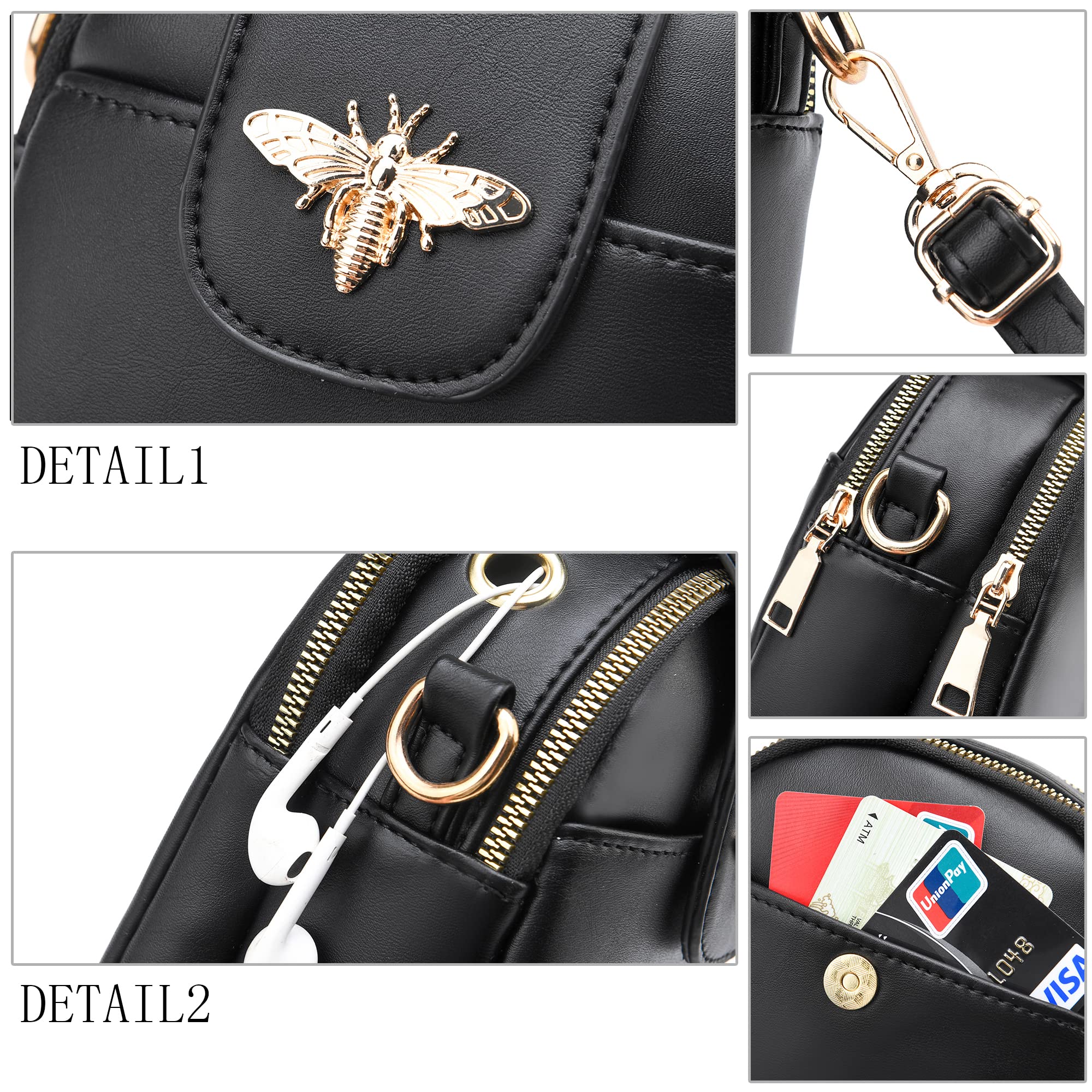 Stylish Women's Small Crossbody Bag - Fashionable Shoulder Purse & Designer Phone Handbag for Everyday Use, Travel, and Outings