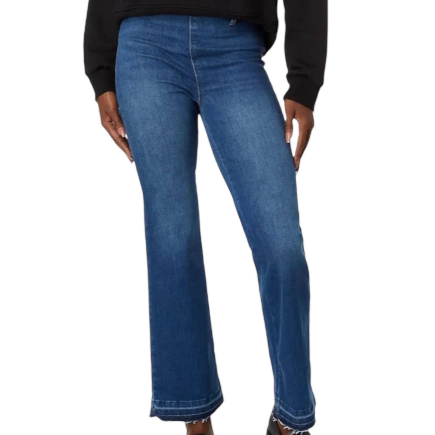 Relaxed Straight Blue Denim Jeans for Women - High Waist Comfortable Stretch Jeans with Holding Power - Perfect for Casual Wear, Office & Everyday Outfits