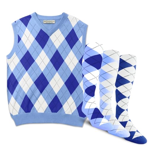 Light Blue/Royal/White