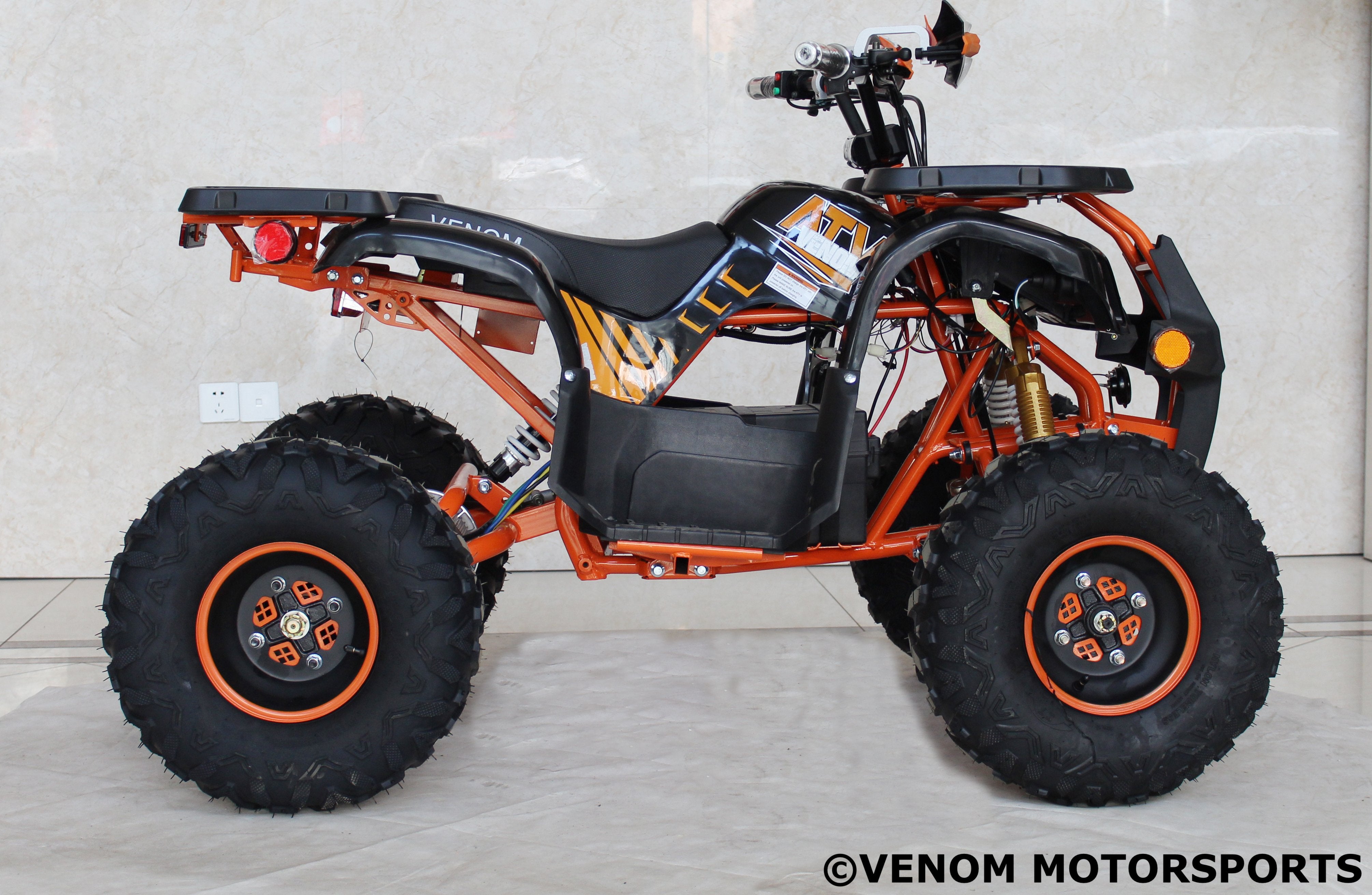 1500W 48V Brushless Electric ATV for Adults - Powerful Off-Road Quad Bike for Hunting, Camping & Farm Work