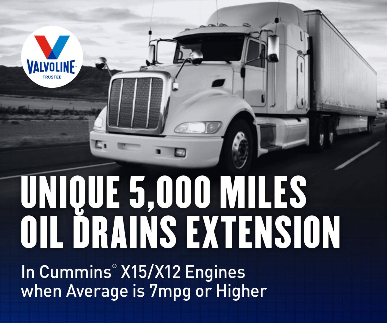 Valvoline Premium Blue Extreme SAE 5W-40 Full Synthetic Diesel Engine Oil 1 Gallon (Case of 3) - Heavy Duty Protection for Trucks, SUVs & Commercial Vehicles